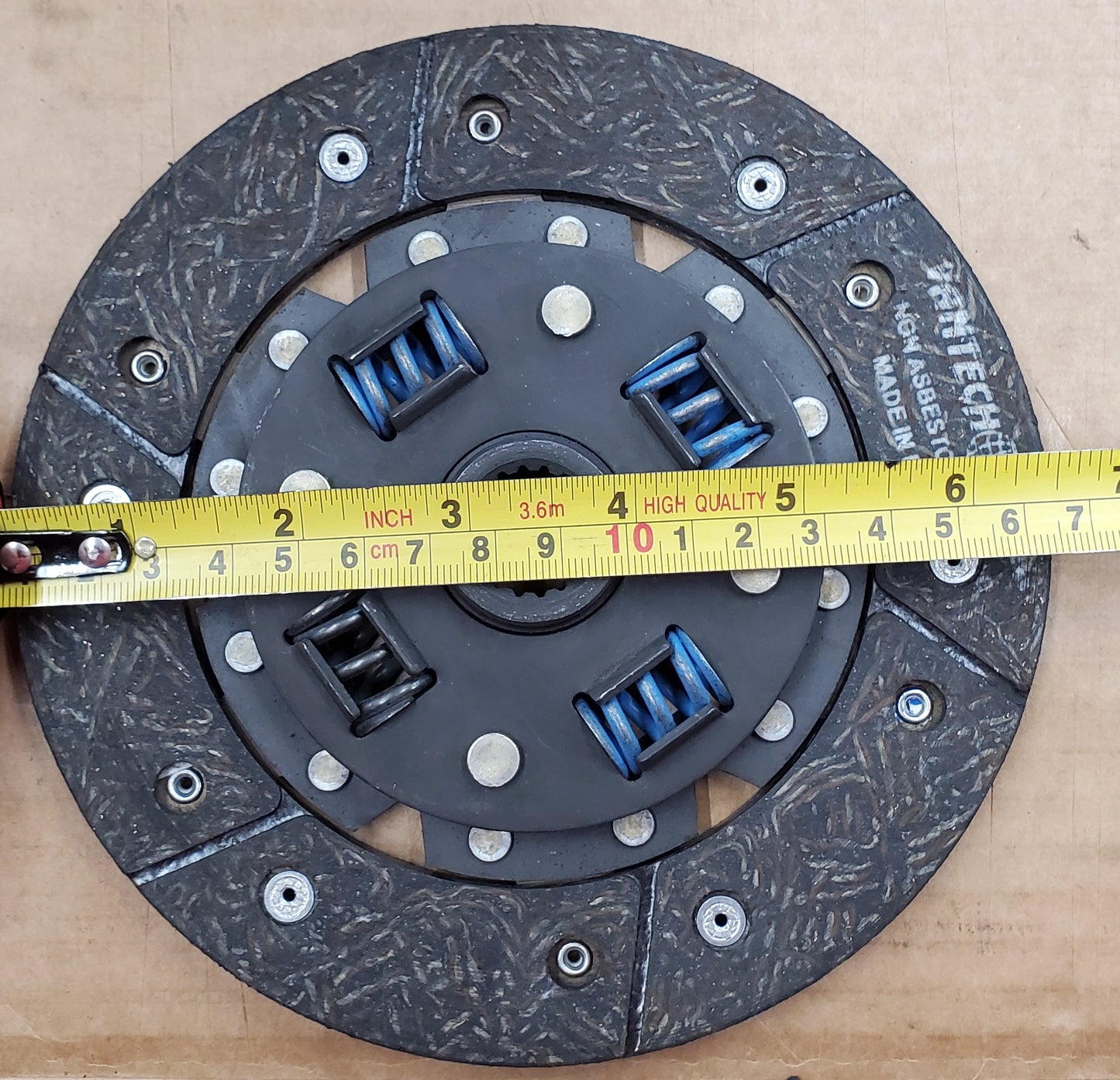 Replacement clutch friction disc for Datsun five-speed conversions (1275 engine)
