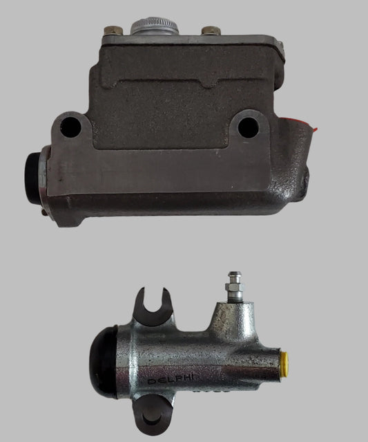3/4" Master and 7/8" slave kit (for Mark 1 and 2 Sprites thru '62 with disc brakes and any cars with a single tandem master and disc brakes)