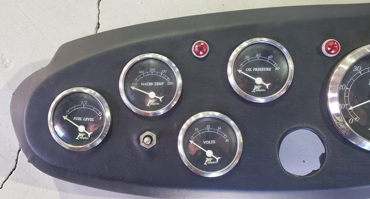 Used custom Bugeye dashboard, fully loaded with gauges and switches!