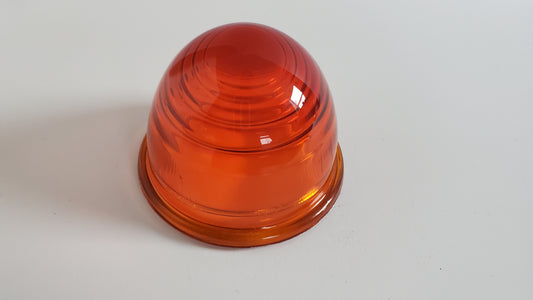 Amber glass beehive turn signal lens (European spec) (Bugeye Only)
