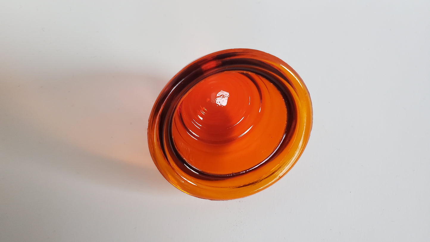 Amber glass beehive turn signal lens (European spec) (Bugeye Only)