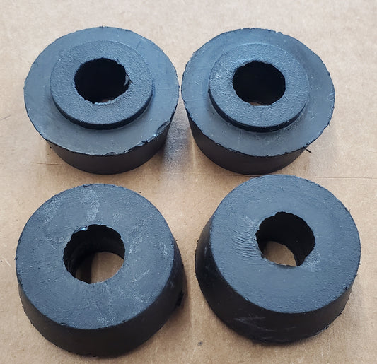 Replacement transmission mounting bushings for Datsun five-speed conversions (set of four, enough for one car)