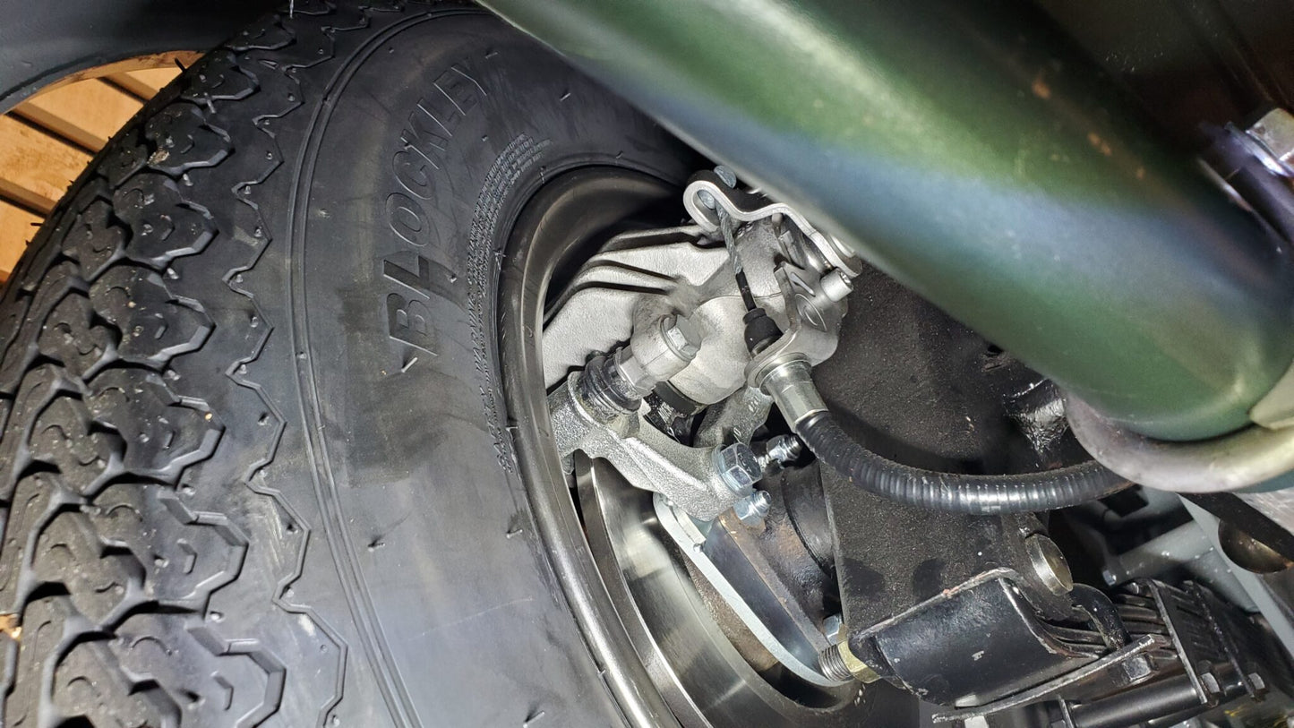 Rear Disc Brake Kit for Spridgets (with Quarter Elliptical Springs)