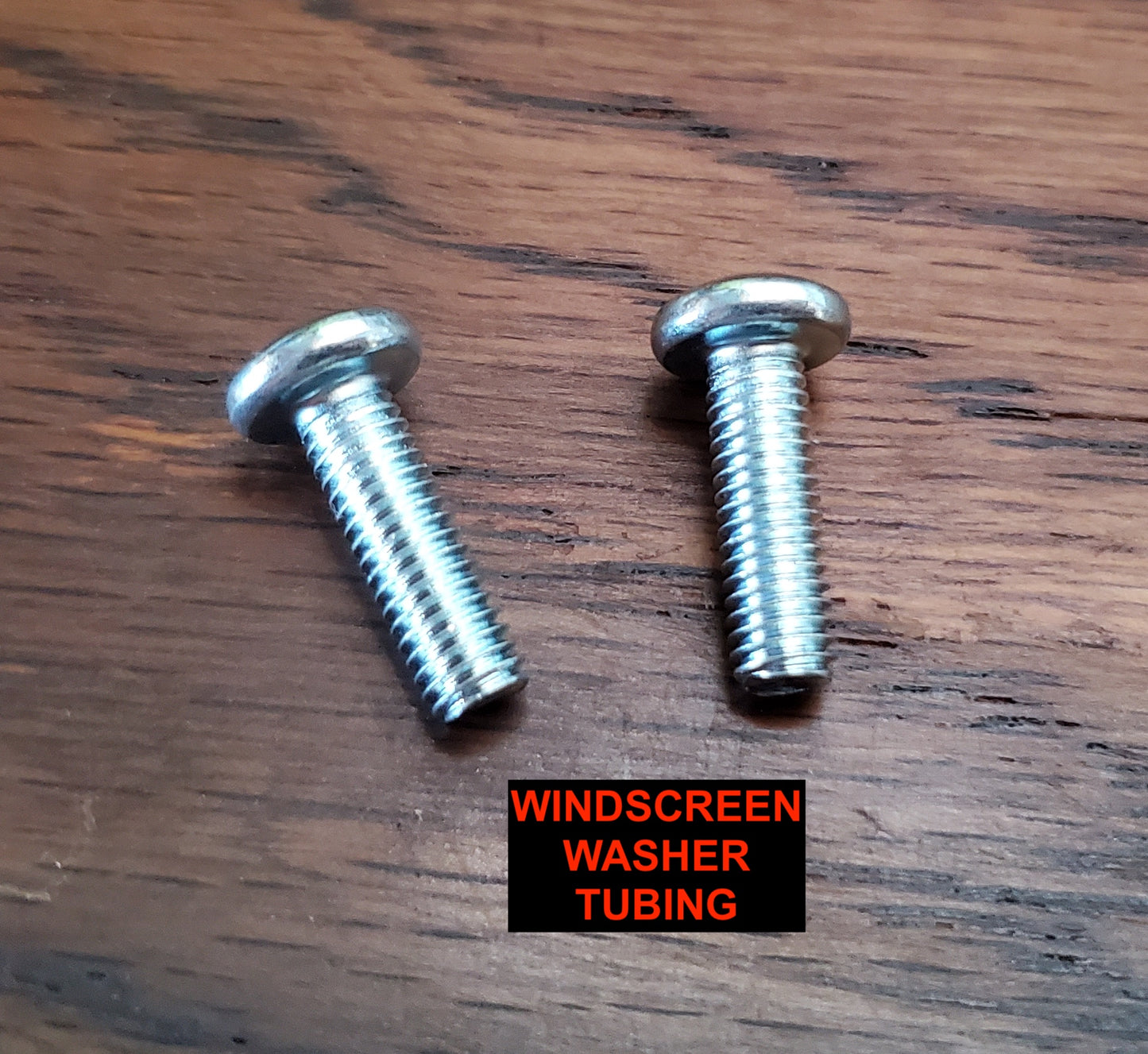 Bugeye under-bonnet screw kit (screws used to fasten hydraulic lines, windscreen washer line, temp gauge capillary tube, voltage regulator, fuse block, horn wiring, oil pressure gauge line)
