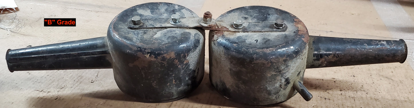 Used original "Pots and Pans" air filter housing for HS2 Carburetors