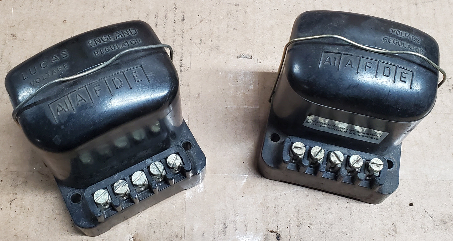 Used original-type voltage regulator (points style) (sold individually)