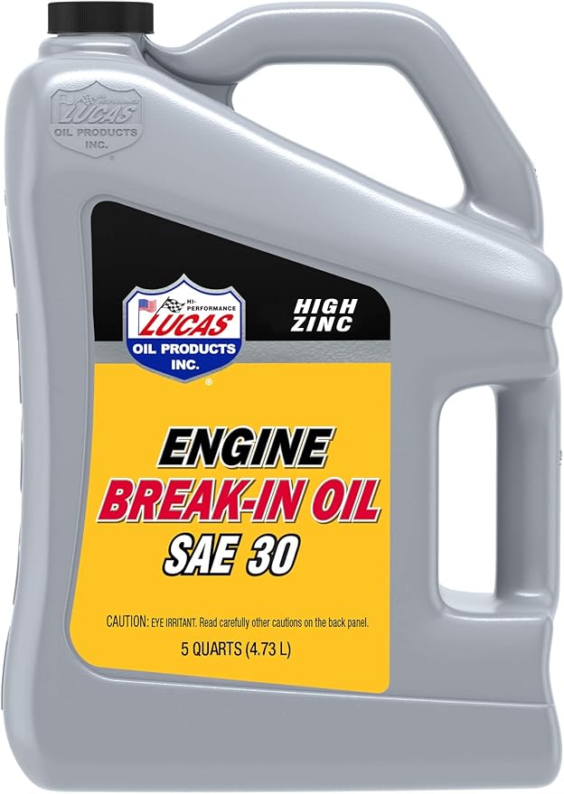 Break-in oil for new/rebuilt engines, SAE 30 (5 qt. jug)
