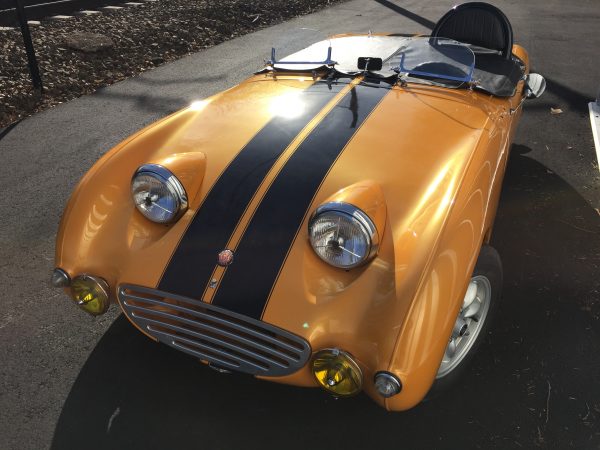 Custom Bugeye grille with vertical openings, used