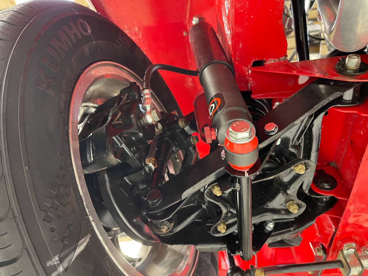 Front tube shock conversion kit (All Bugeyes and Spridgets)