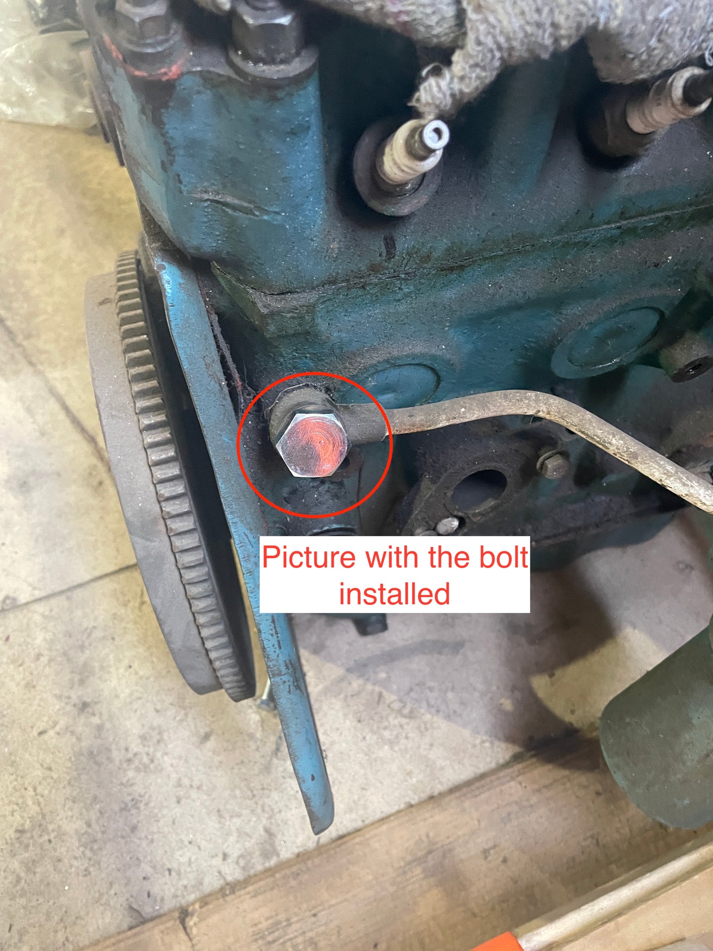 Oil Filter Feed Line Banjo Bolt