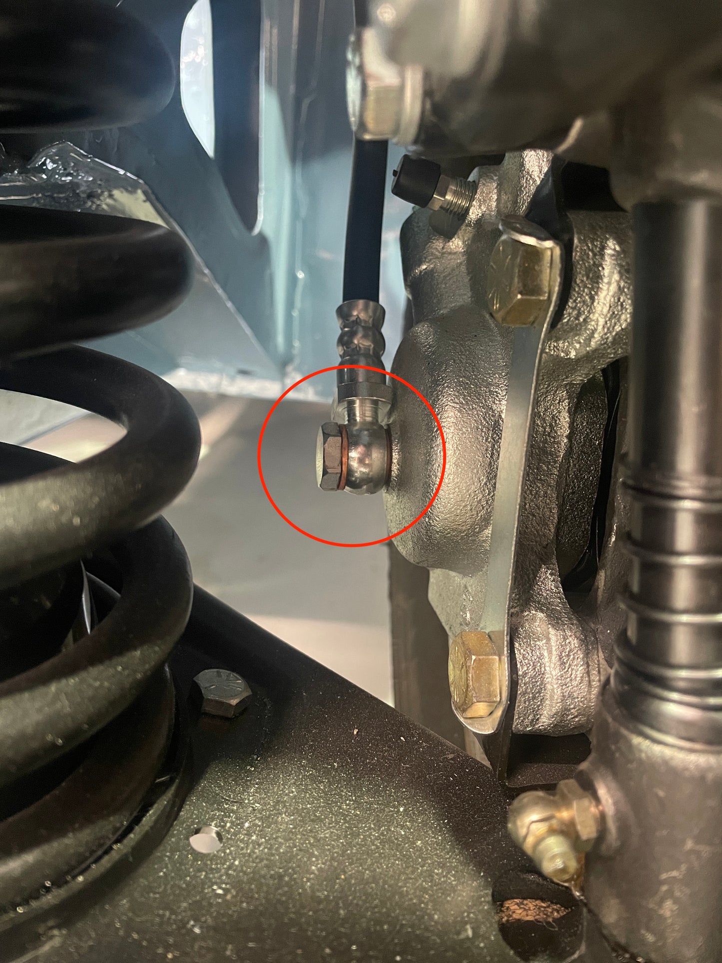 Front Brake Caliper Banjo Bolt (All Spridgets)