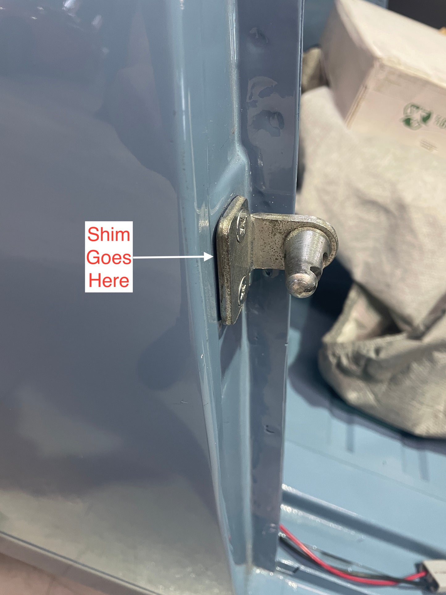 Door Striker Spacer (Sold Individually) (New Metal Design)
