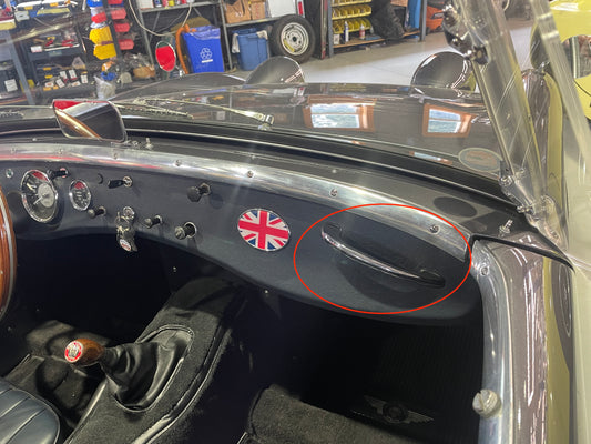 Grab Handle and Backing Plate (Bugeye though 1962)