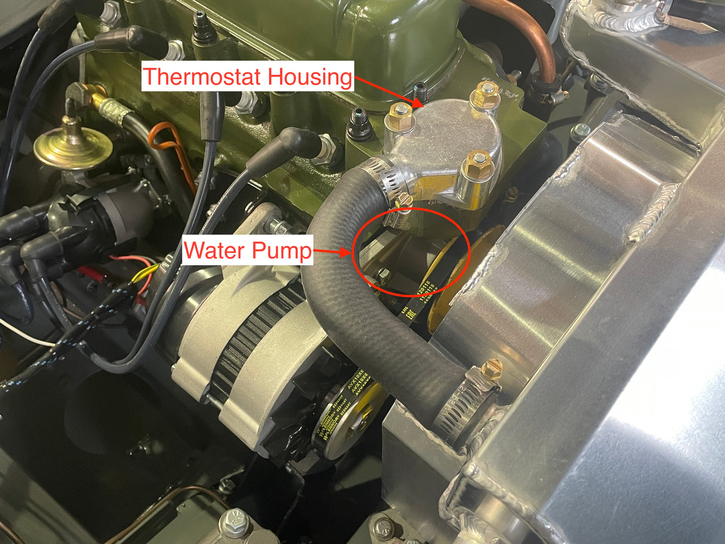 Deep Impeller Water Pump for Spridgets with 1098/1275 Engine