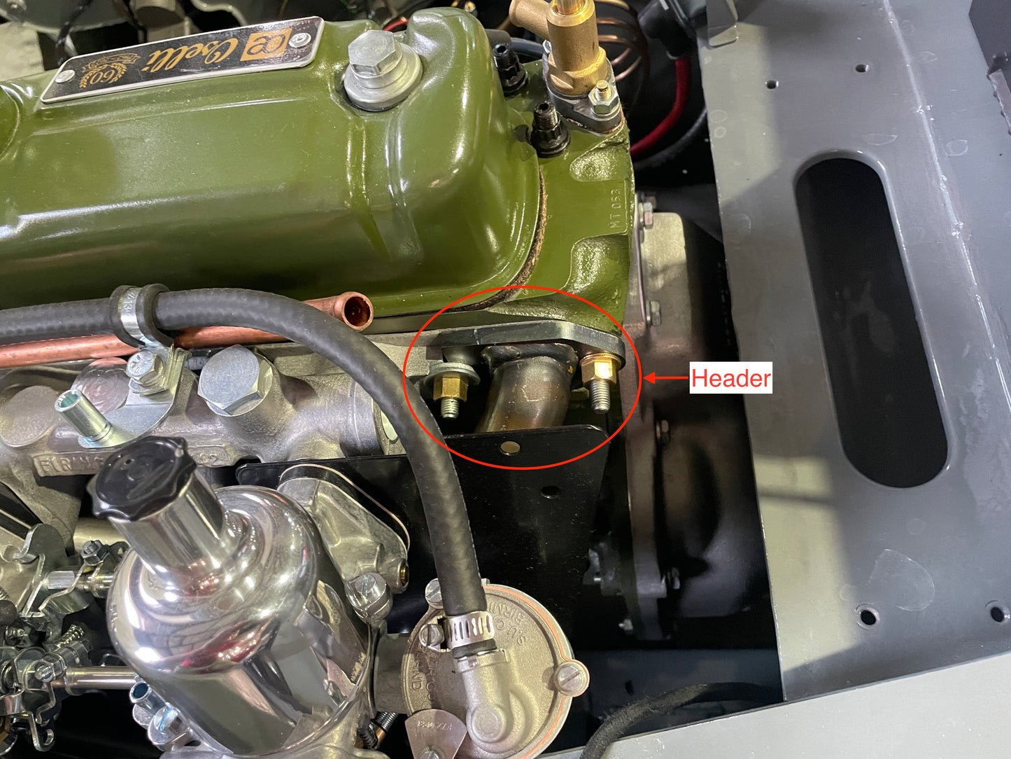 Stainless Steel Exhaust Header (948-1275 Engines)