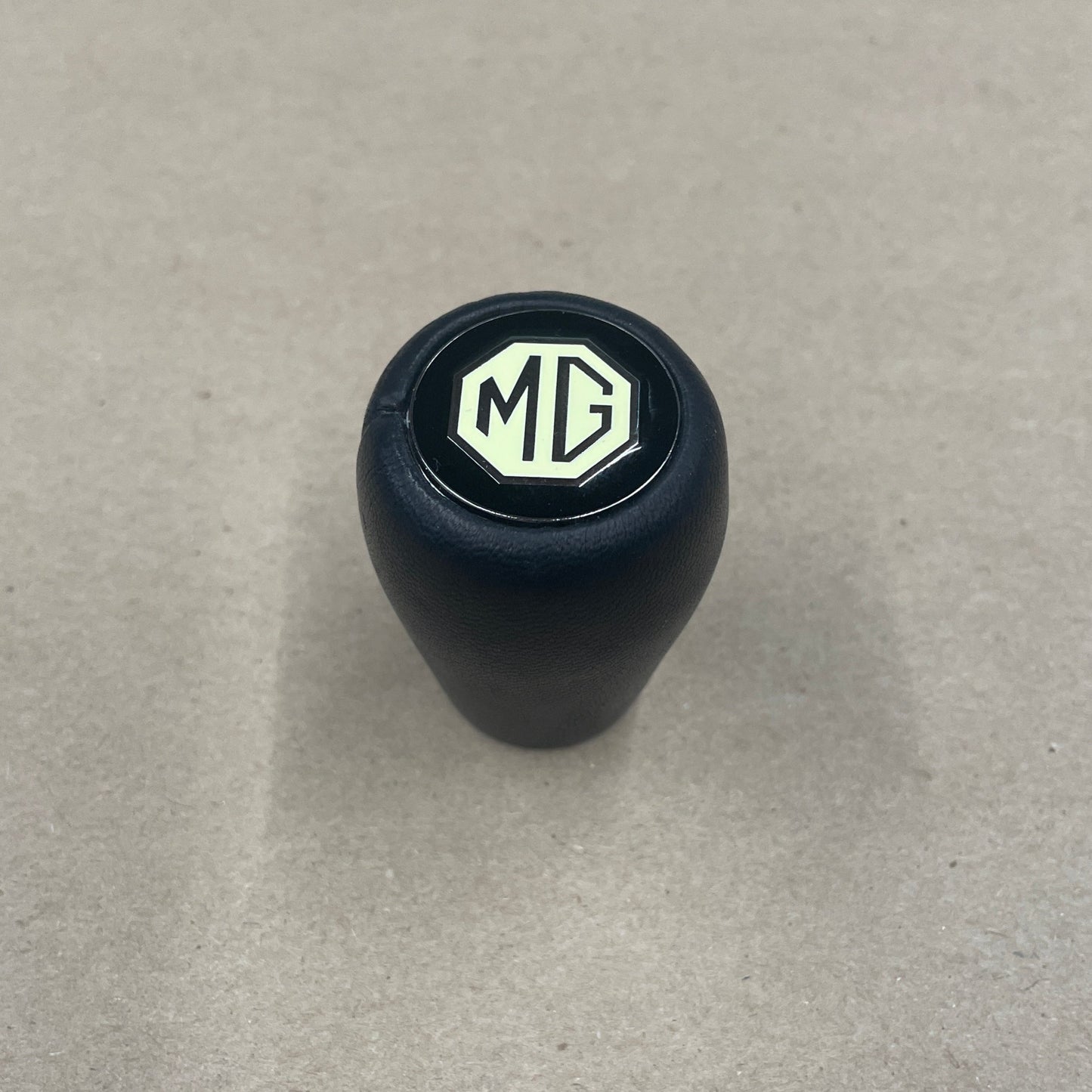 MG Black Leather Shift Knob