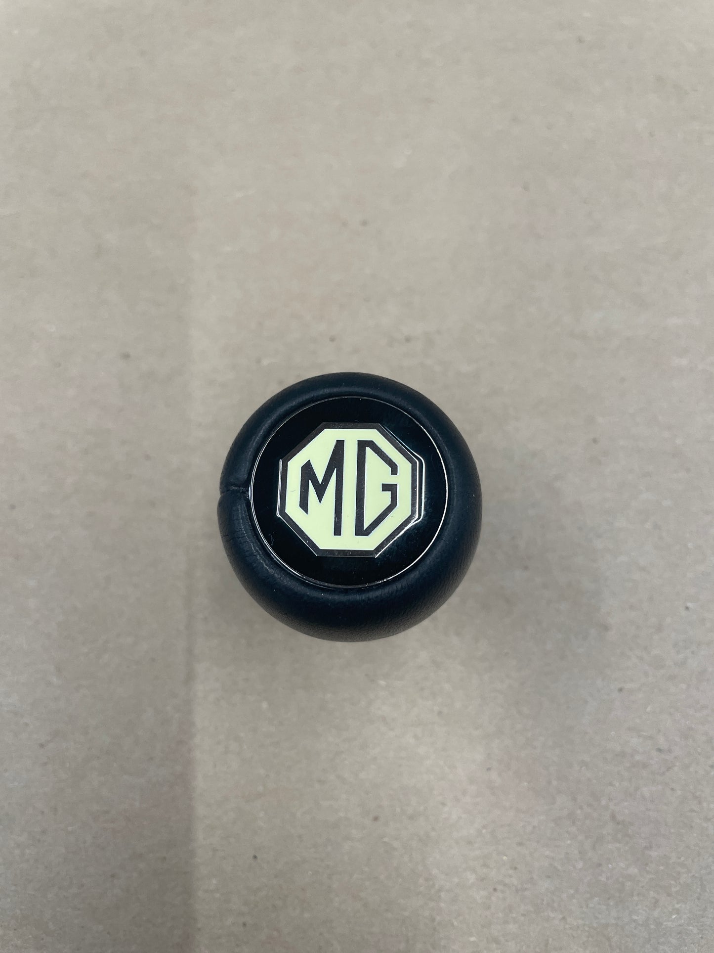 MG Black Leather Shift Knob