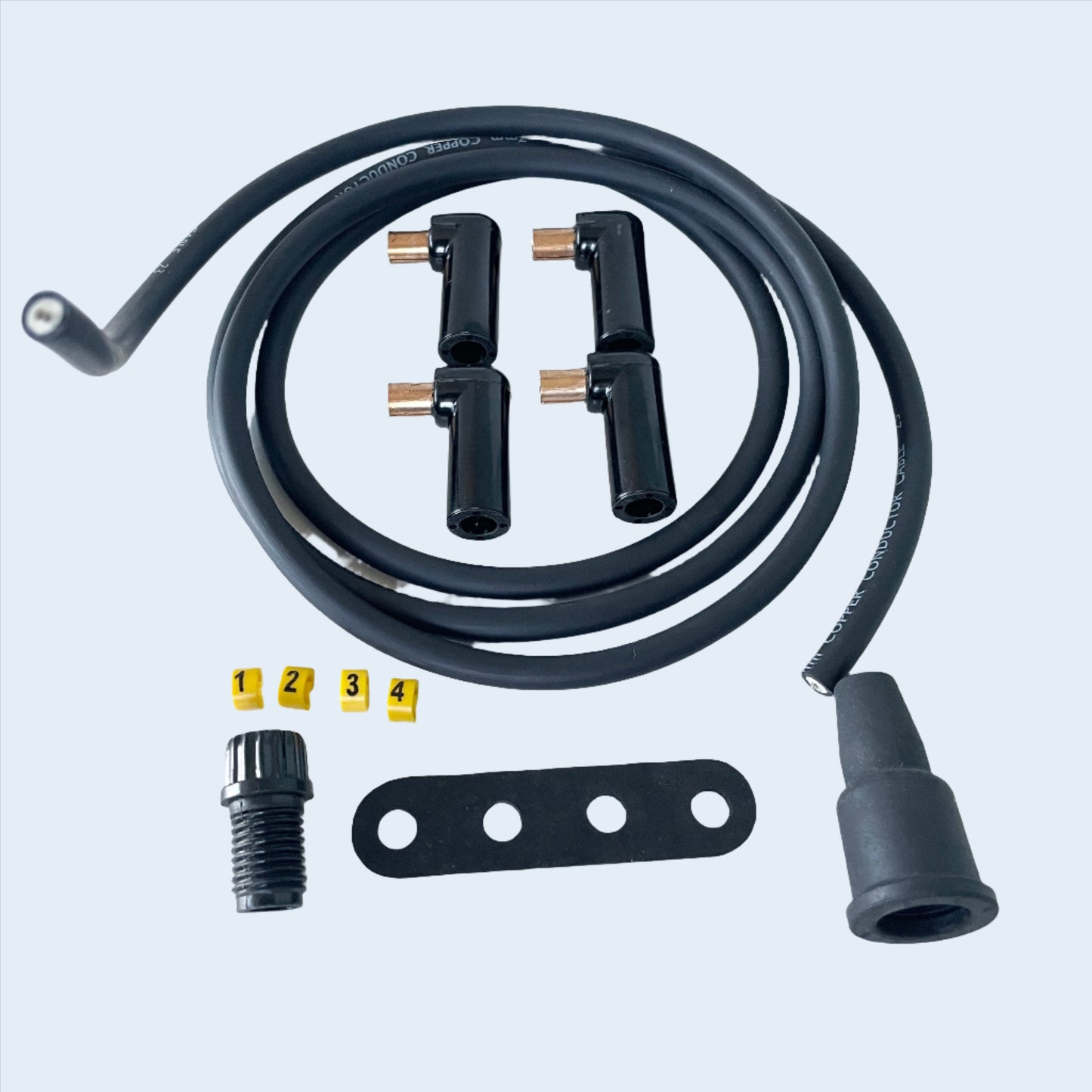Ignition Wire Set (for side entry cap) (948-1275 Engines)