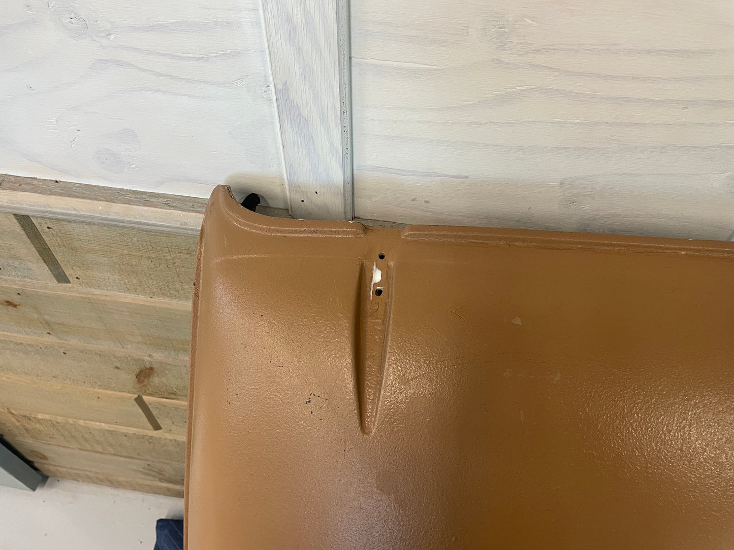 Tan Hard Top with Glass Window