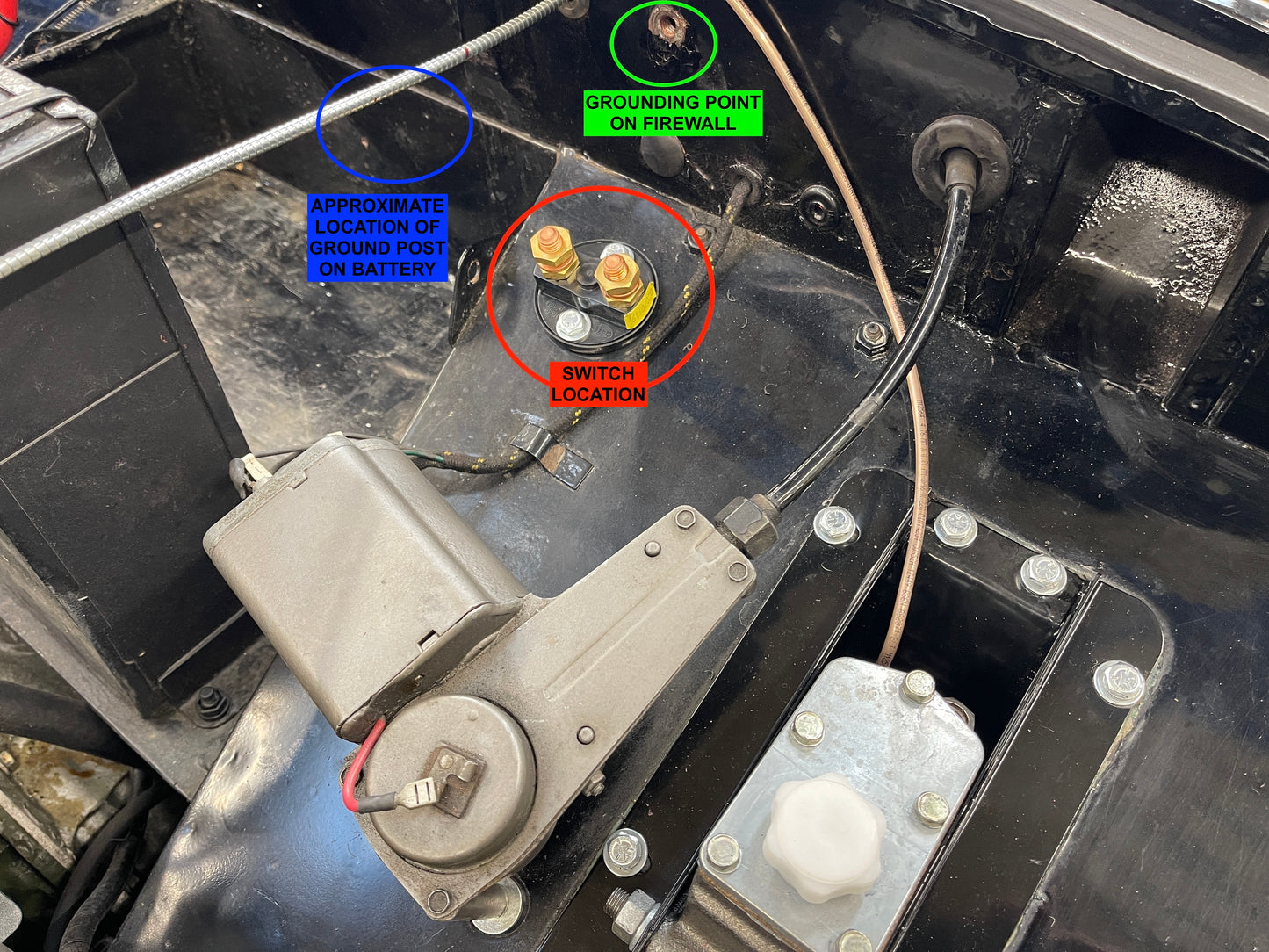 Anti-Theft Battery Master Kill Switch w/ Removeable Key (Fits all Spridgets/any classic car)