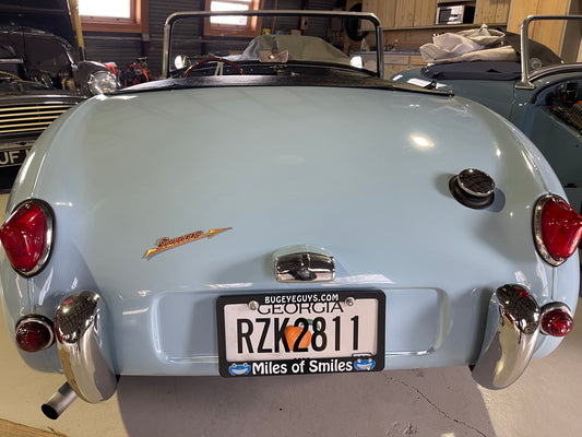 Austin Healey Sprite Arrow Trunk/Boot Gold Badge - (Bugeye only)