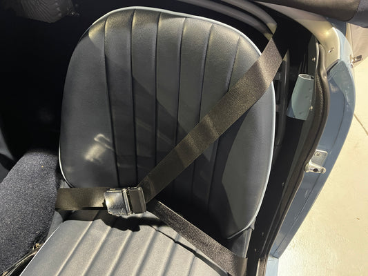 3-Point Inertia Seat Belts (pair) - All British Cars