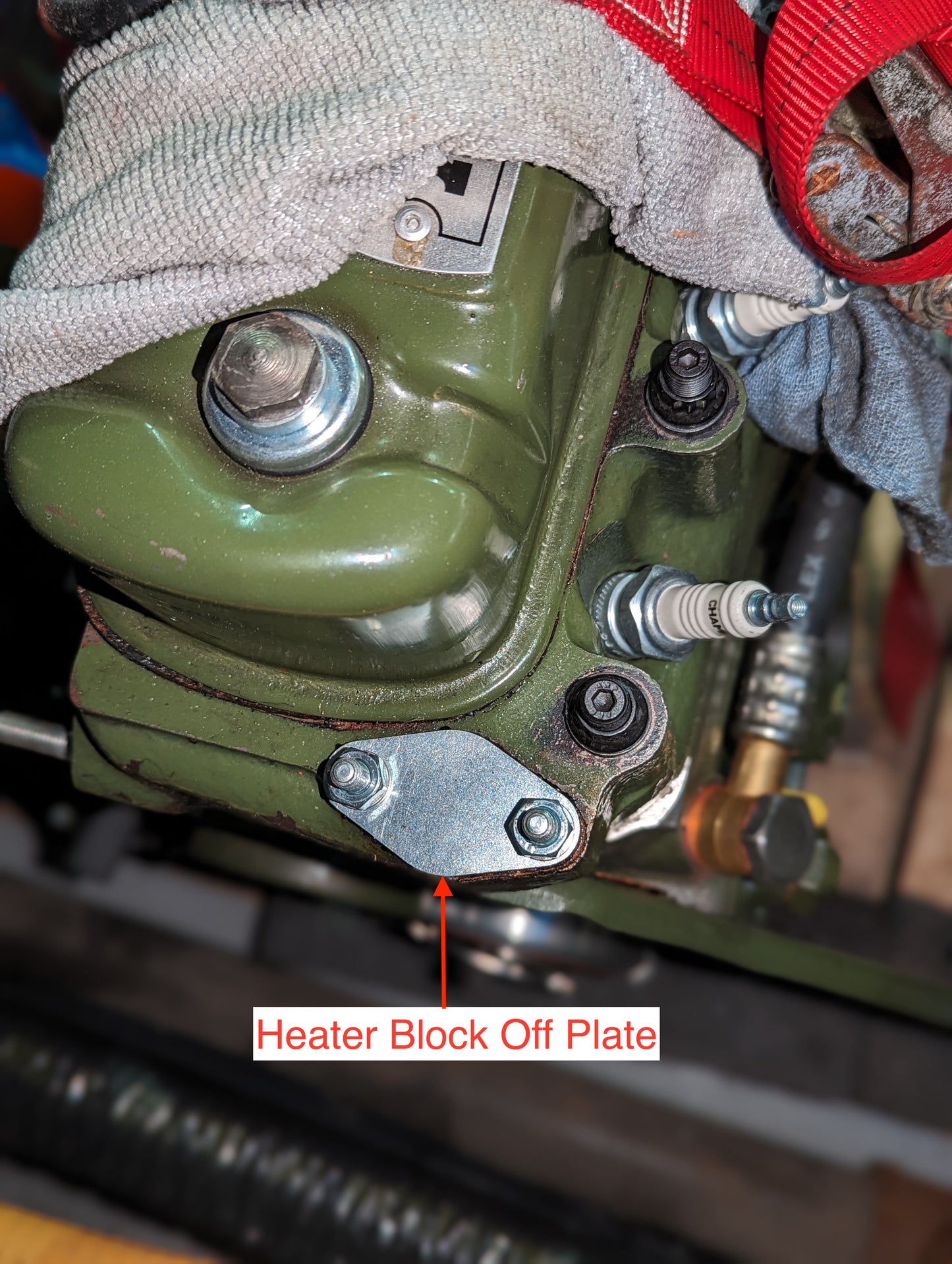Heater Valve Blanking Kit (thru '74)