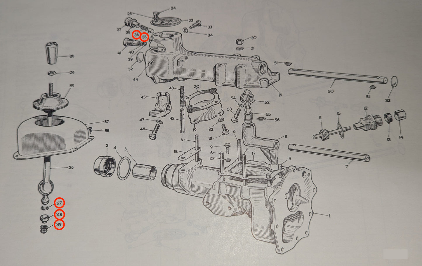Shift Lever Therapy Kit (All Spridgets)