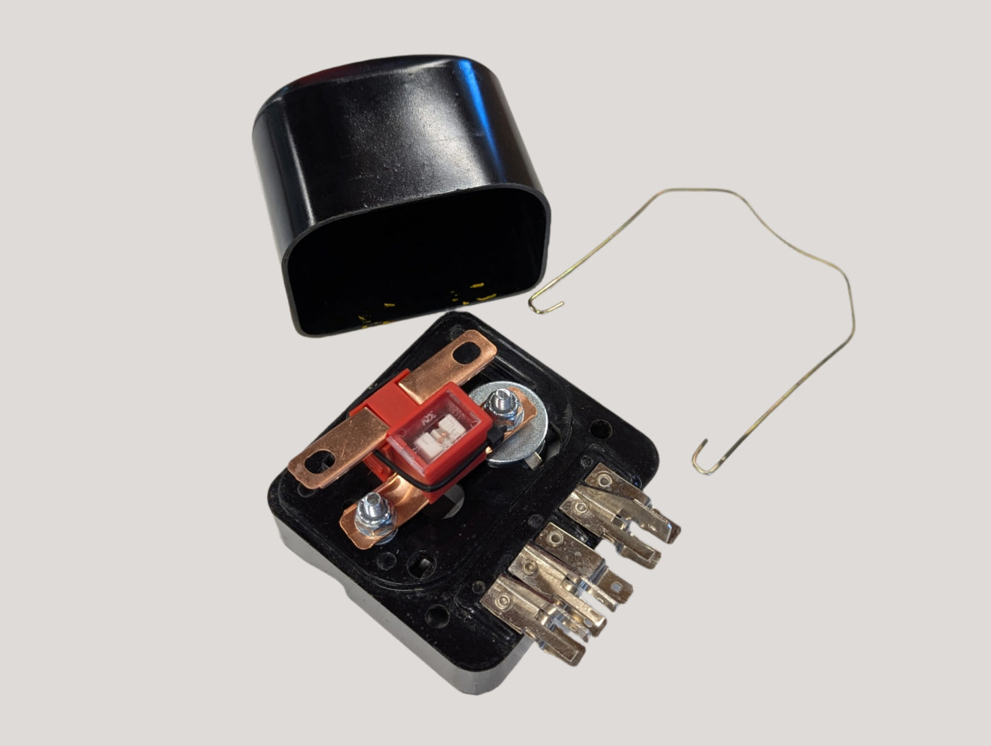 Spridget Dummy Regulator with Spade Terminals-fused link for Alternator upgrade (1098-early 1275 cars)