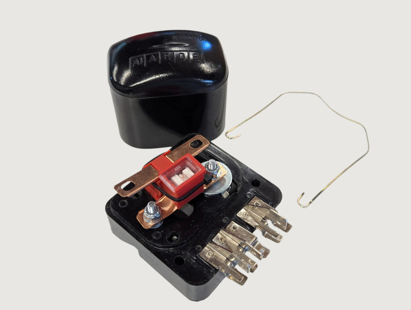 Spridget Dummy Regulator with Spade Terminals-fused link for Alternator upgrade (1098-early 1275 cars)