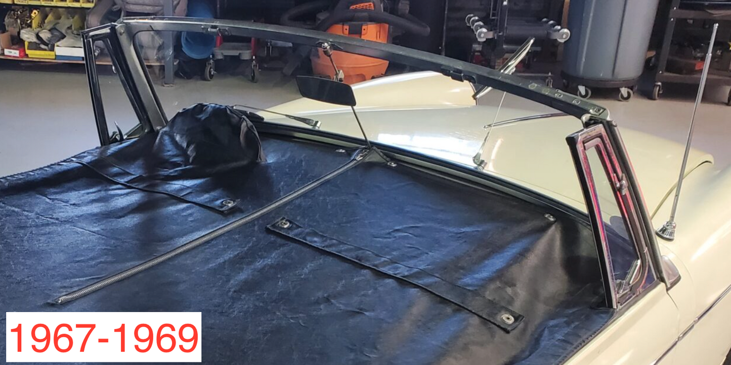 Spridget Windshield Center Post (to hold rear view mirror)