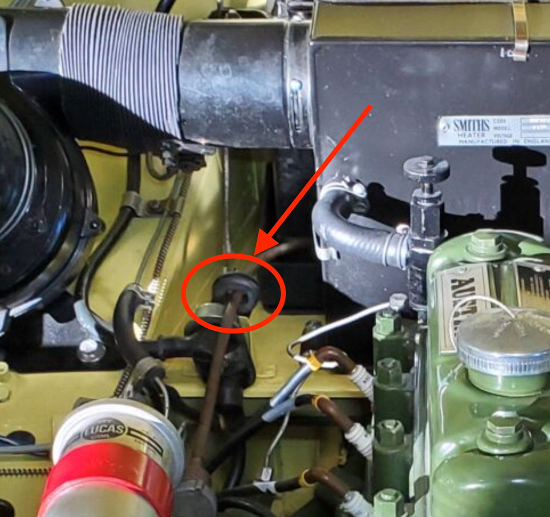 Tachometer Cable Bracket - Bugeyeguys