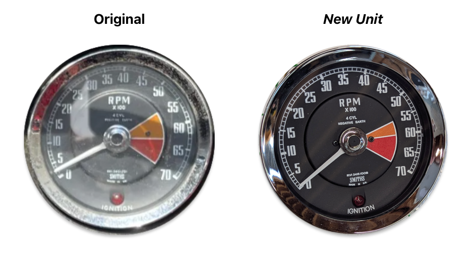 Sprite/Midget Electronic Tachometer - 100mm (1962-1967)