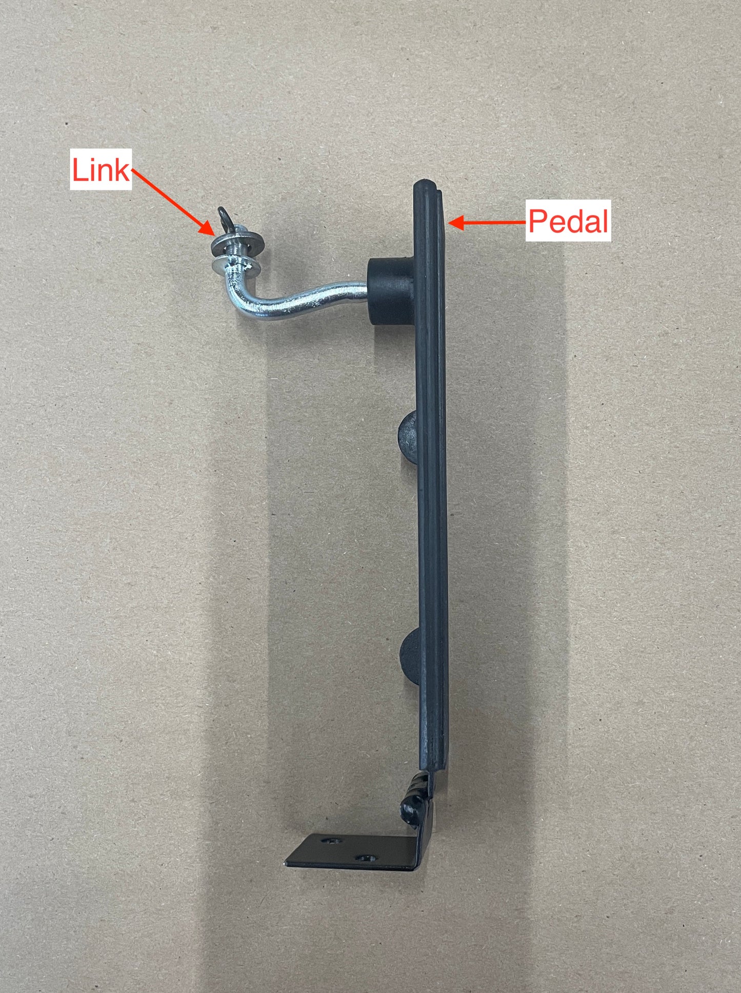 Accelerator Pedal with Hinge for Floor Pan (cars thru '74)