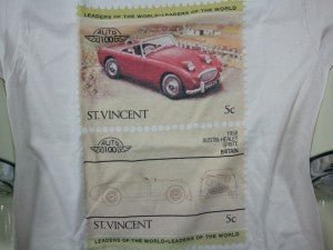 Austin Healey Sprite St Vincent T-Shirt Shirts - Bugeye