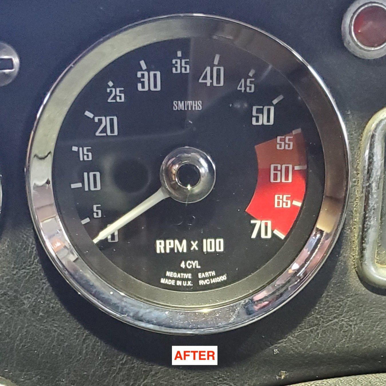 Late Spridget/MGB 3 1/2" Electronic Tachometer (1968-Up)