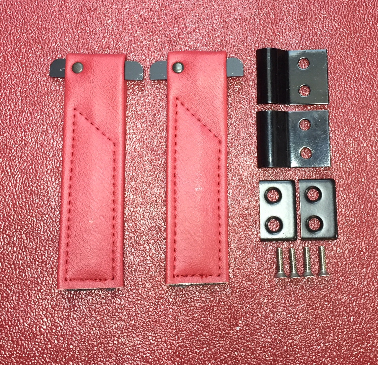 Austin Healey Sprite Door check strap kit with hardware (sold as a pair) Interior - Bugeye