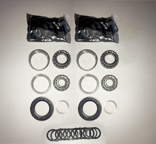 Austin Healey Sprite Taper Front wheel bearing set W/ Shim kit Default type - Bugeye