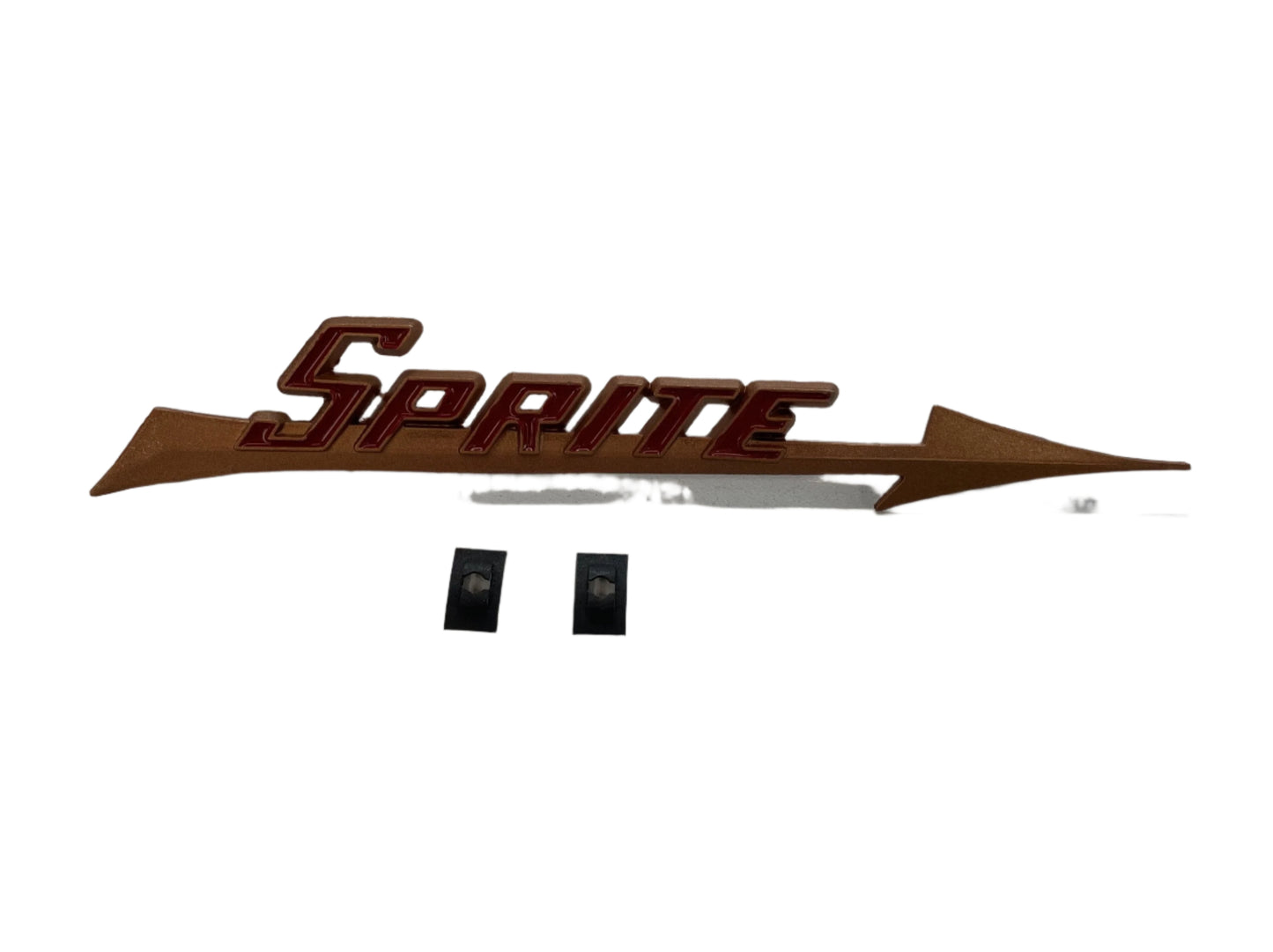 Austin Healey Sprite Arrow Trunk/Boot Gold Badge - (Bugeye only)