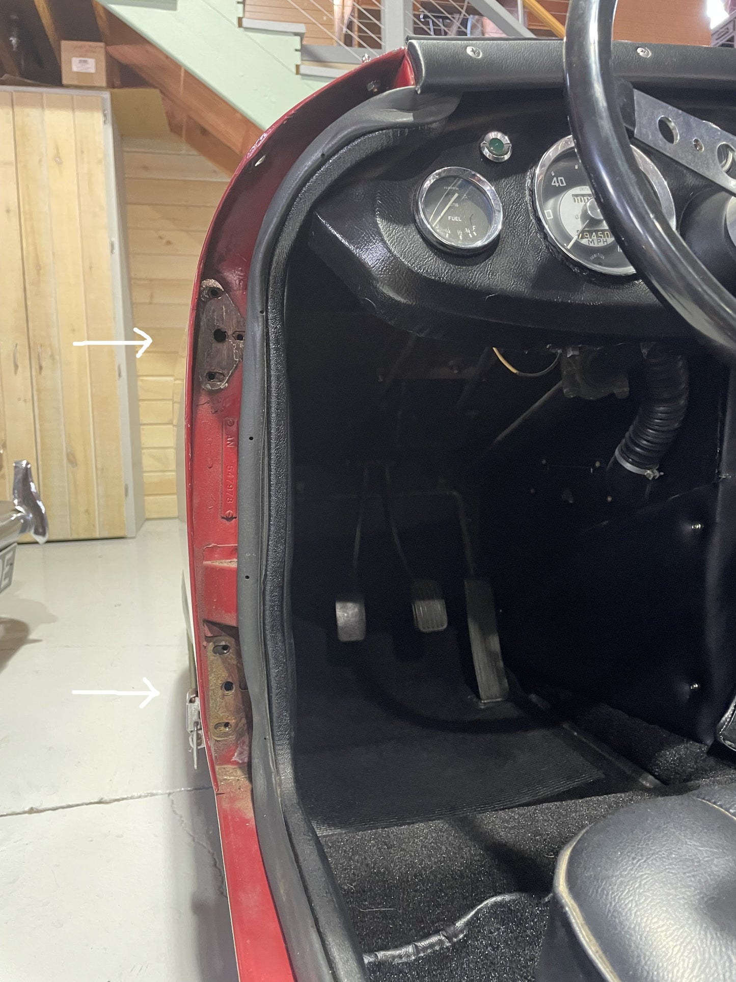 Door Hinge - (Bugeye thru 1963)