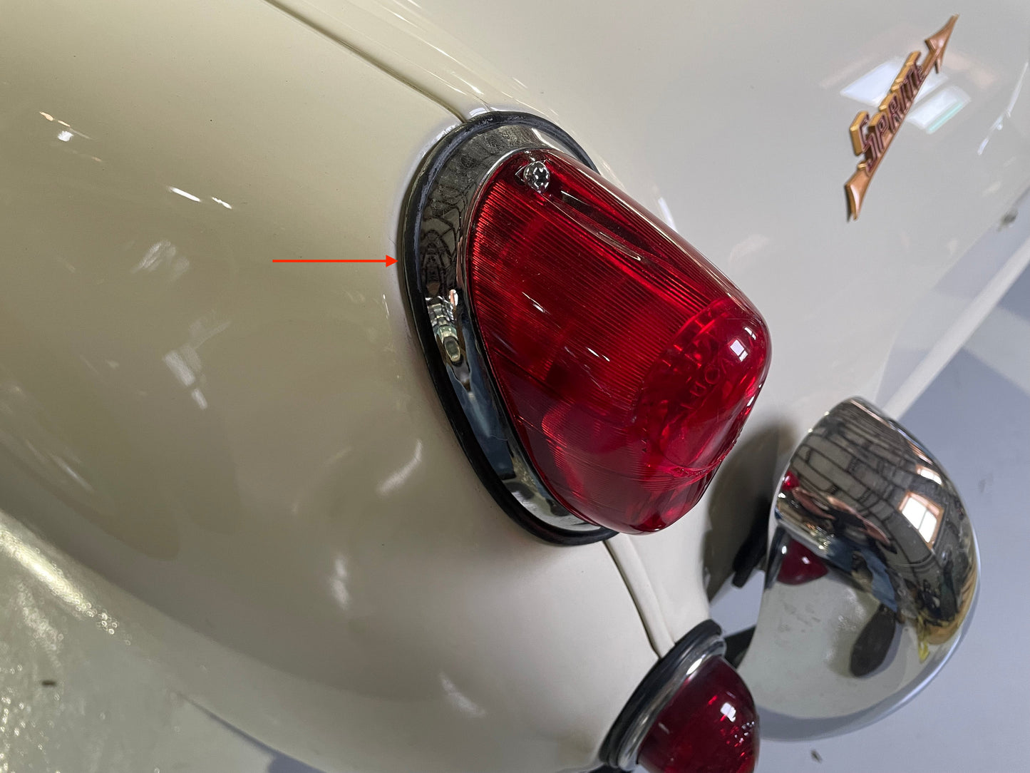 Tail light lens gasket - (sold individually) (Bugeye Only)