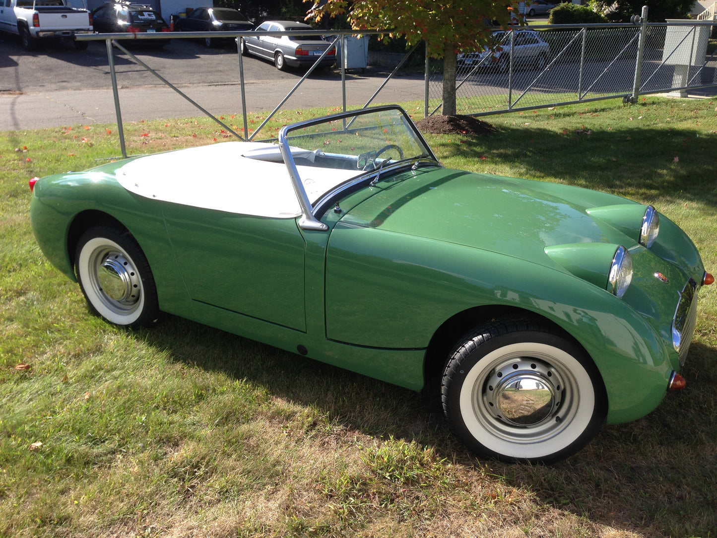 Austin Healey Sprite Bugeye Sprite Long Tonneau, deluxe supple Vinyl Tonneau - Bugeye