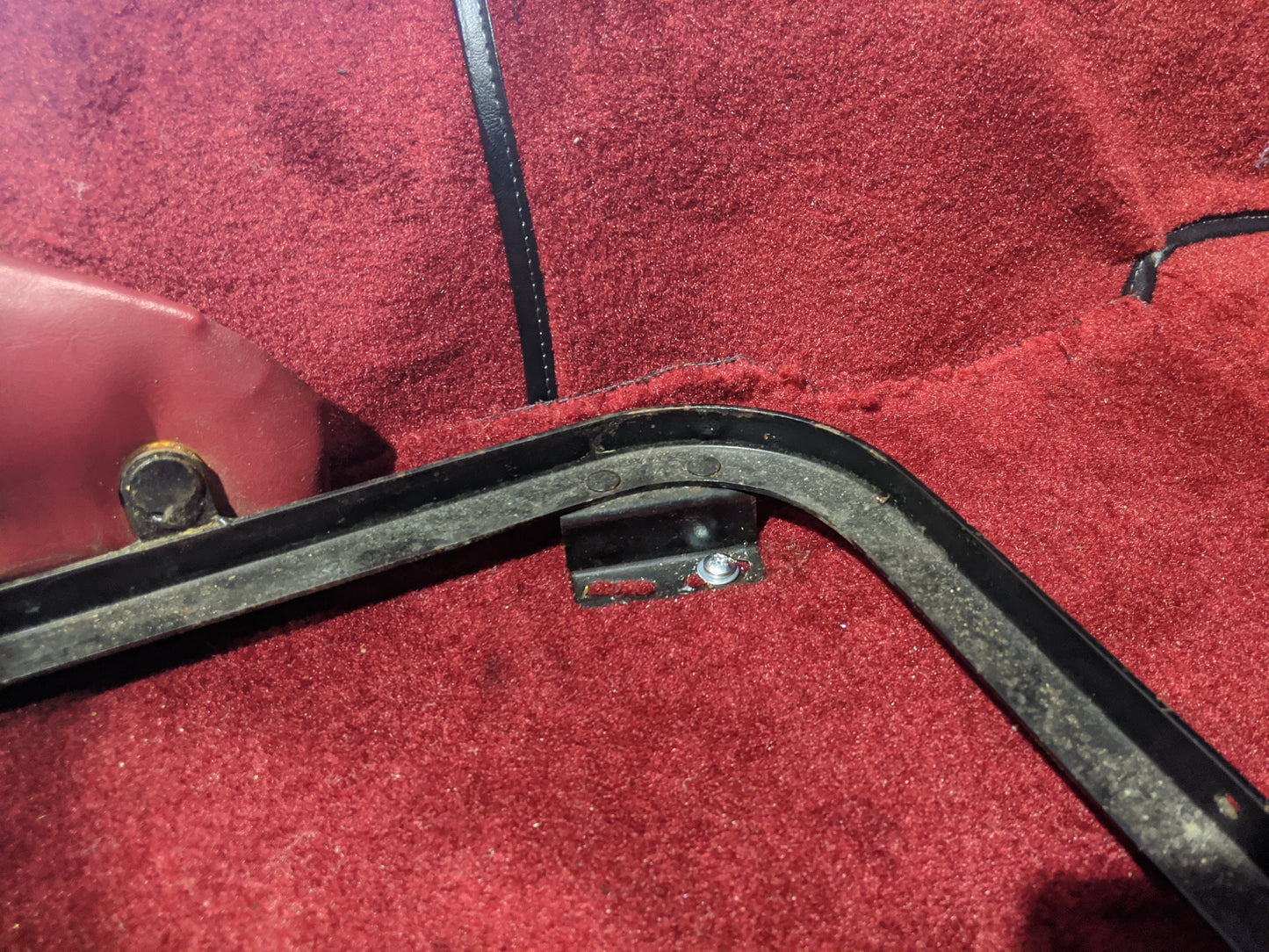 Austin Healey Sprite Passenger seat frame mounting feet (sold individually)  - Bugeye