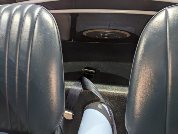 Black/Black Rubberized Hardura trunk mat kit