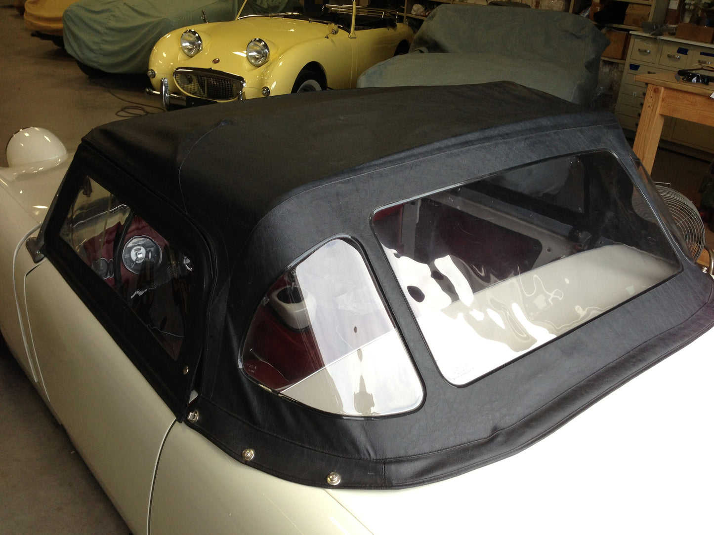 Austin Healey Sprite Pebble Grain Convertible Tops Tops - Bugeye