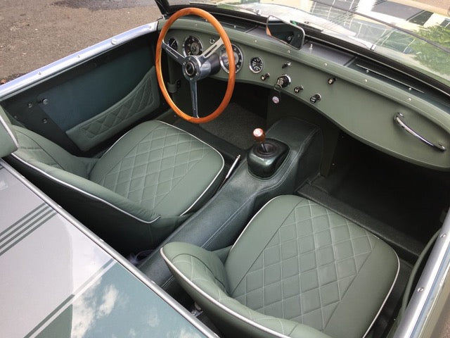 Austin Healey Sprite Deluxe Rubberized Hardura Floor Coverings! Cockpit-covering Kit Interior - Bugeye