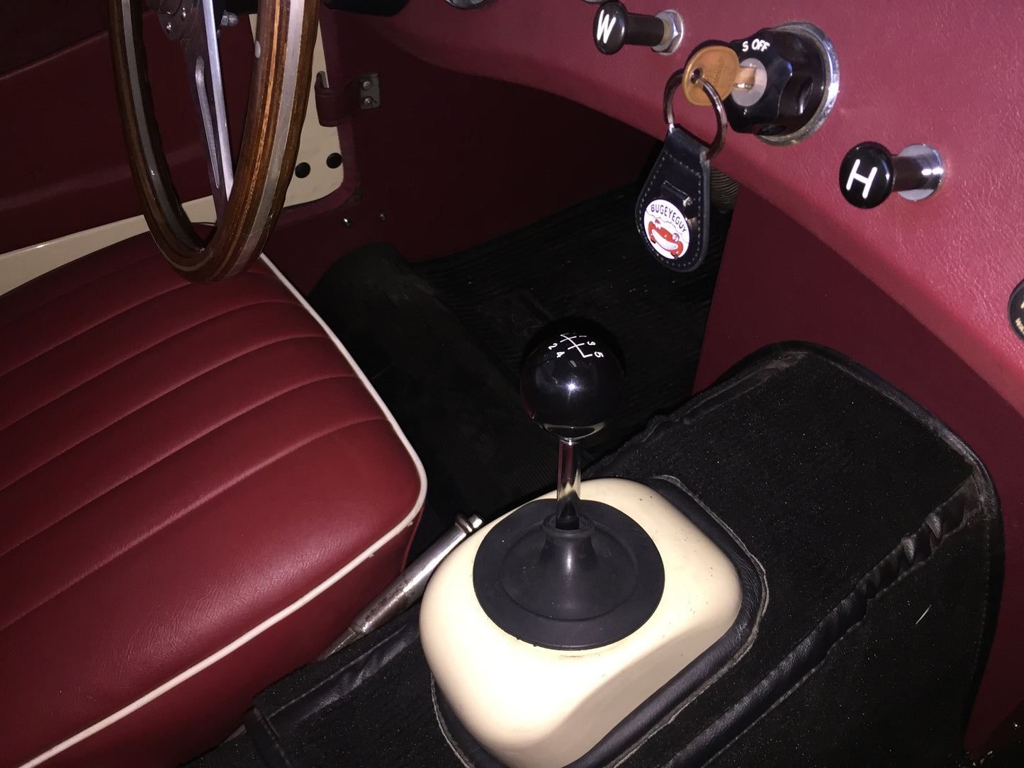 Austin Healey Sprite 5-Speed Shift Lever for Ford Five speed conversions - Bugeye