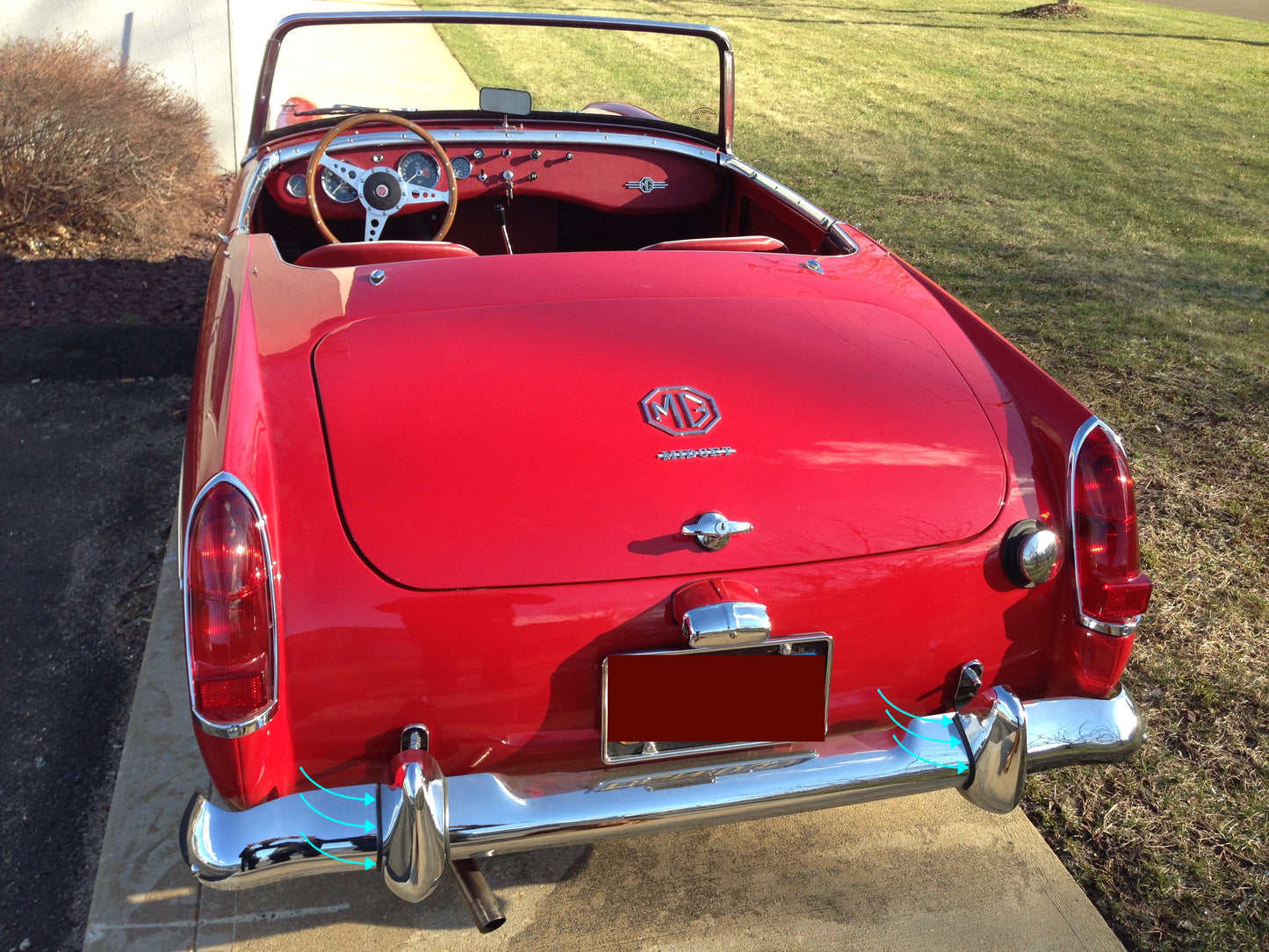 Spridget Bumper Overrider Packing Strip ('61-'74)