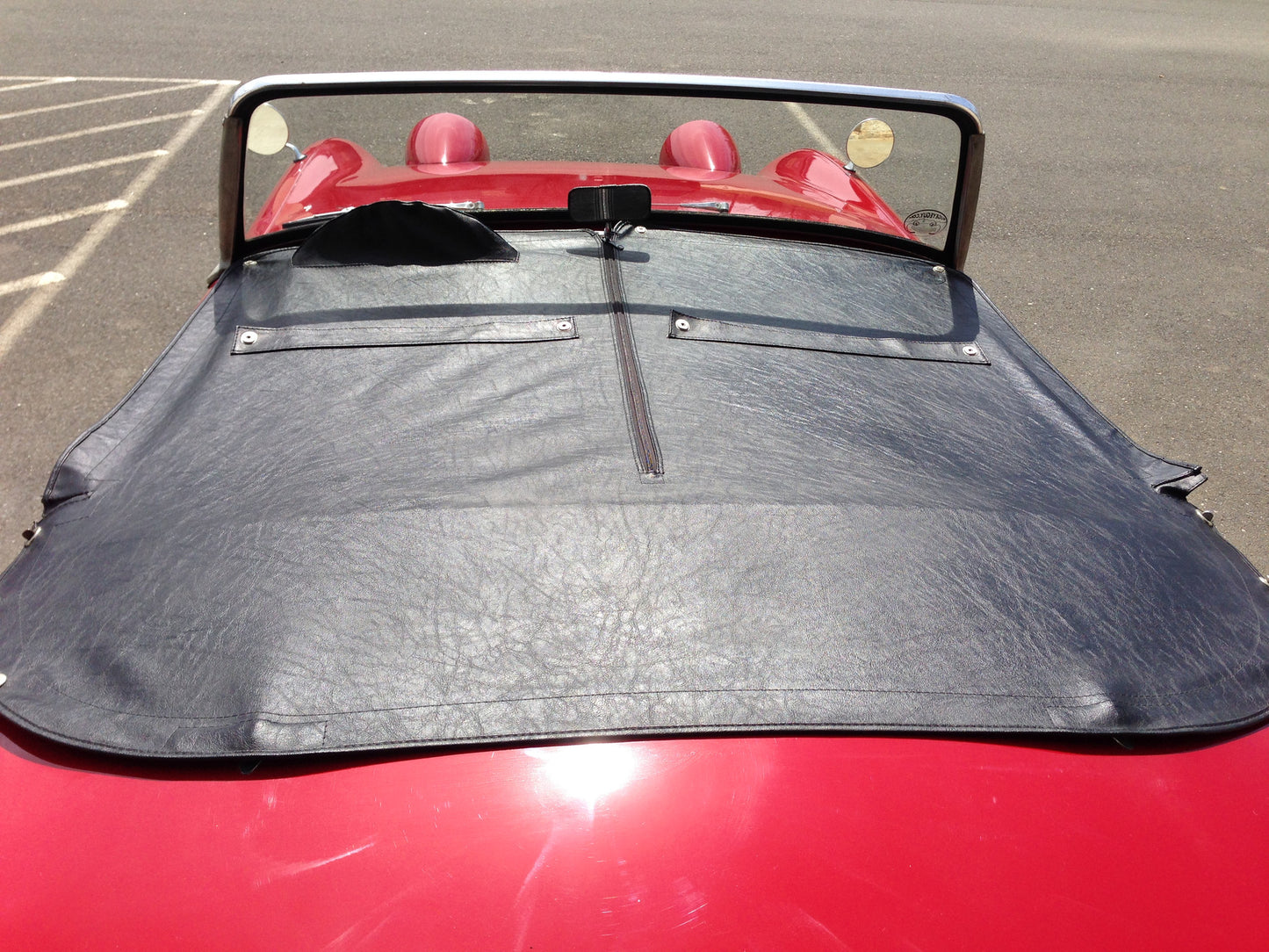 Austin Healey Sprite Bugeye Sprite Long Tonneau, Pebble Grain economy vinyl Tonneau - Bugeye
