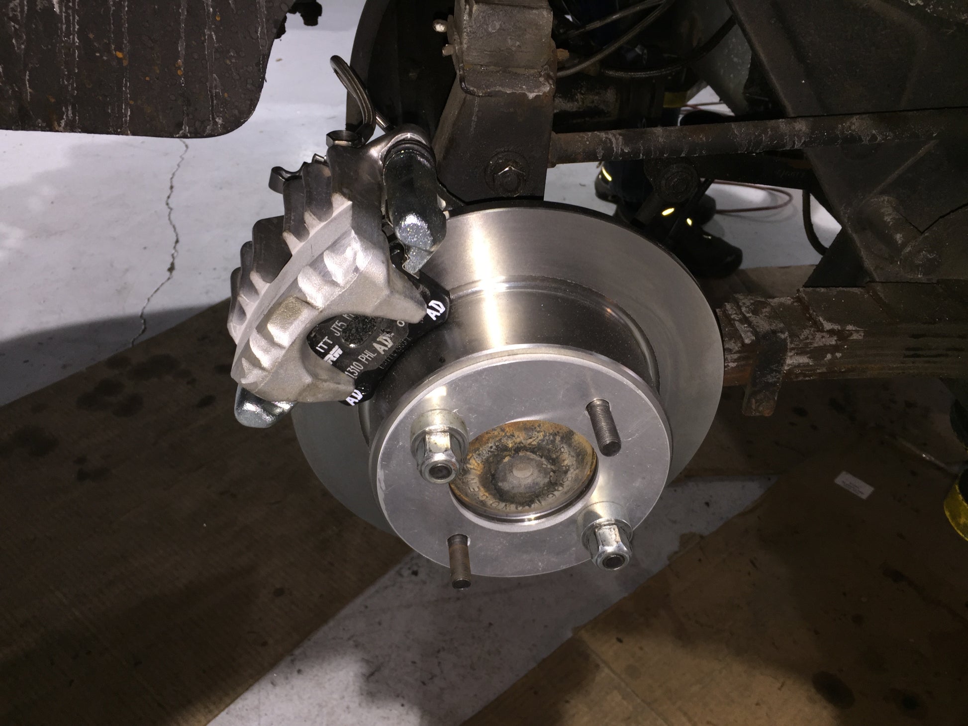 Austin Healey Sprite Rear Disc Brake Kit for Bugeye quarter elliptical springs Brakes - Bugeye